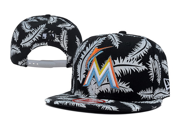 MLB Miami Marlins NE Snapback Hat #24